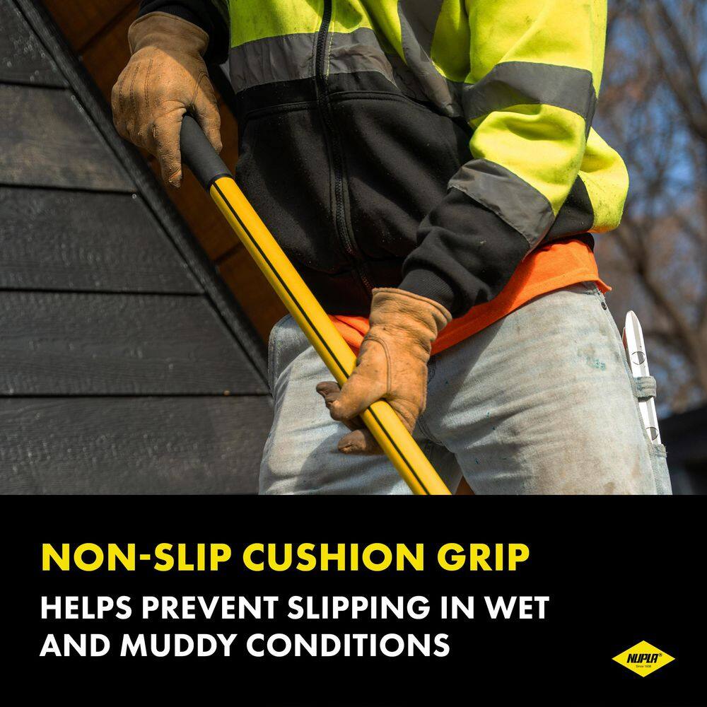 Nupla Heavy-Duty Landscape Rake with 60 in. Classic Fiberglass Handle 69240