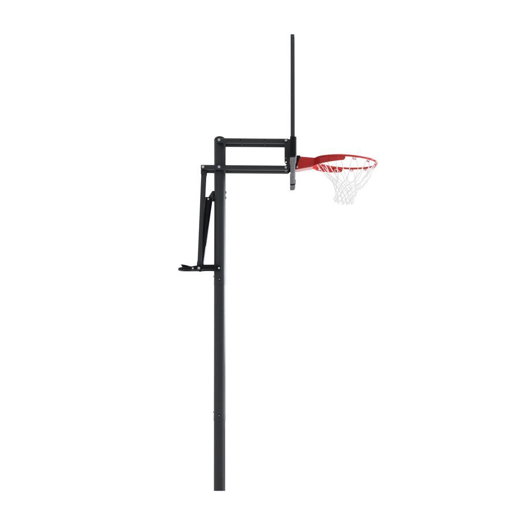 Lifetime 54 in. Polycarbonate Adjustable In-Ground Basketball Hoop 90962