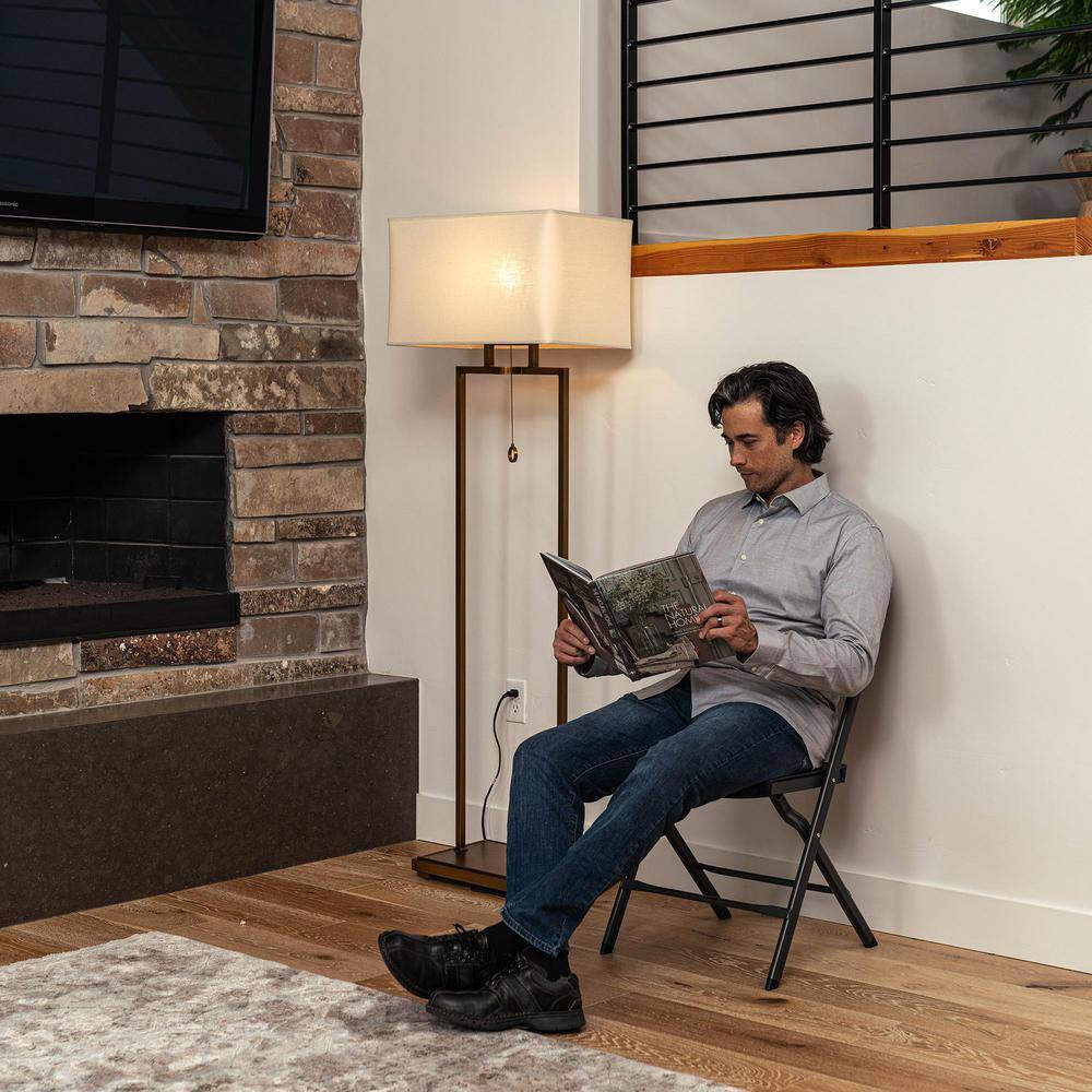 Lifetime Black Resin Contoured Seat Commerical Grade Office Folding Chair (Set of 4) 81159