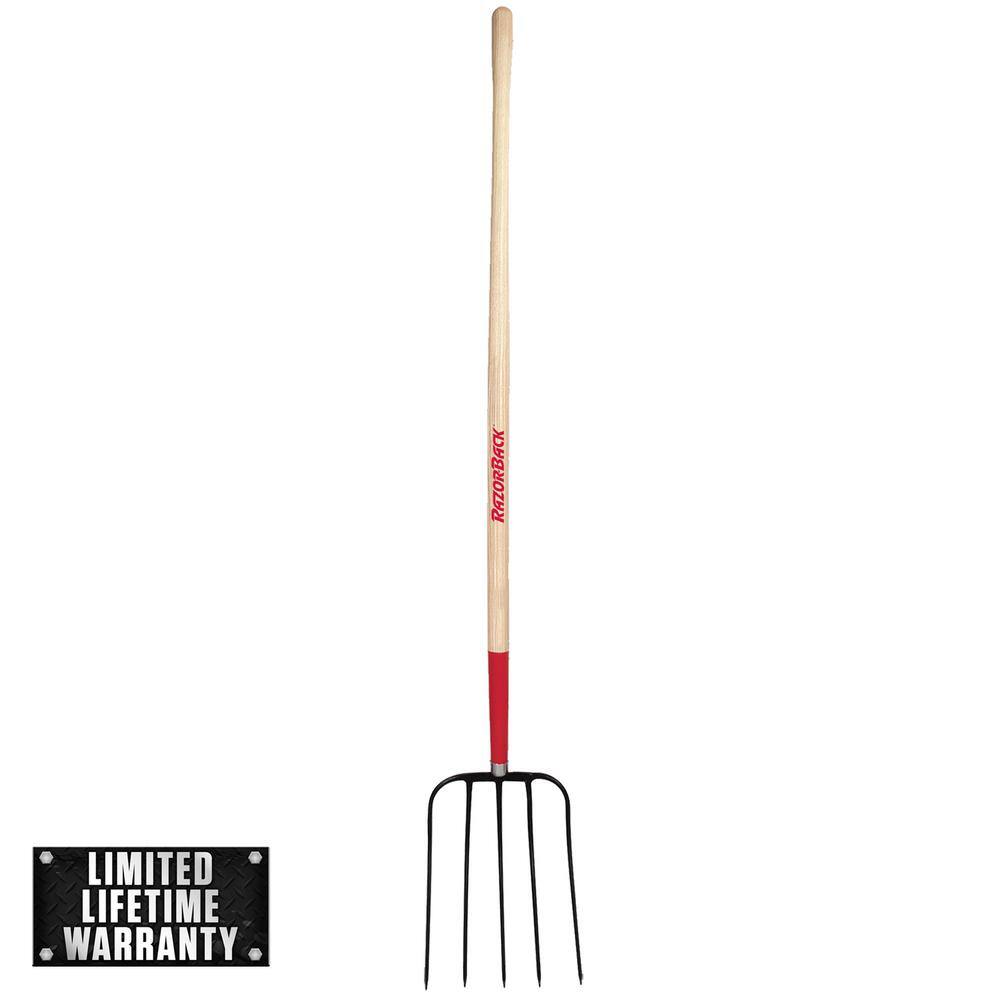 Razor-Back 5-Oval Tine Forged Manure Fork 2826500