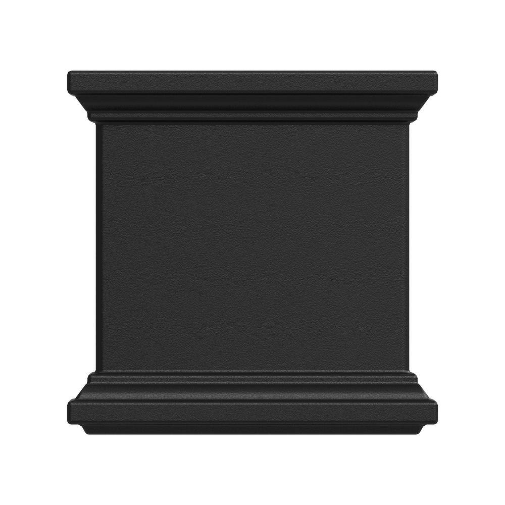 Mayne Fairfield 60 in. x 11 in. Self-Watering Black Polyethylene Window Box 5824B