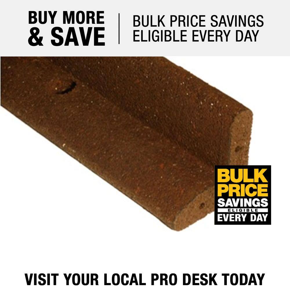 Vigoro EcoBorder 4 ft. Brown Rubber Landscape Edging (6-Pack) ECOBRD BRN 6PK