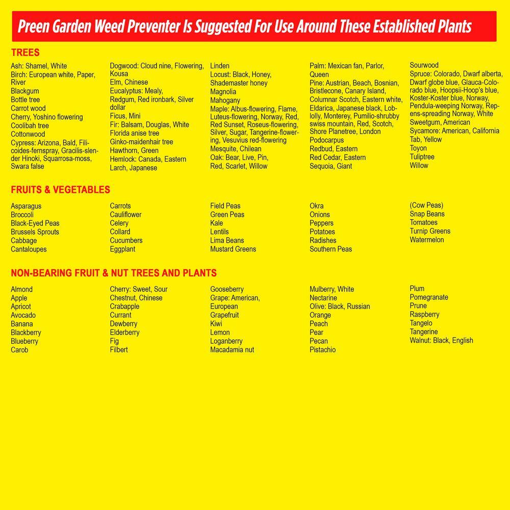 Preen 31.3 lbs. Garden Weed Preventer 2464066