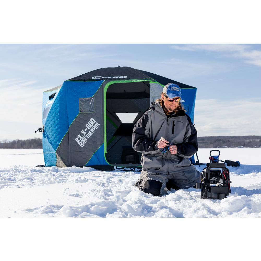 Clam X-600 Thermal - 6-Sided Hub Ice Shelter 17481