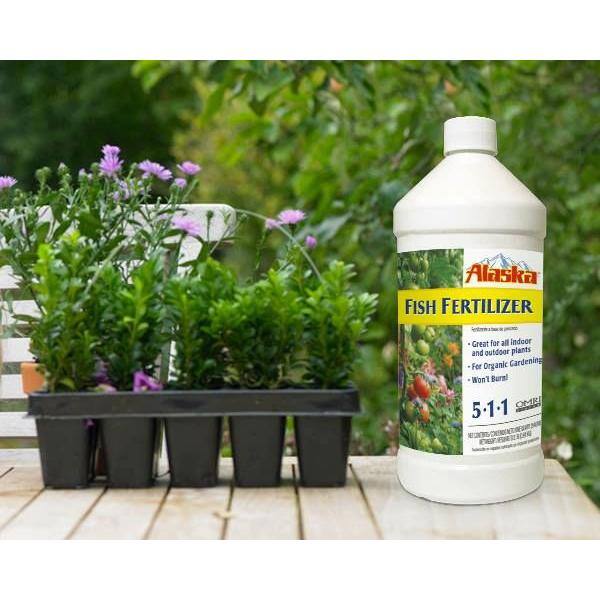 Alaska 640 oz. (5 gal.) Organic Gardening Liquid Fish Emulsion Plant Food Fertilizer Concentrate 5-1-1 9301205