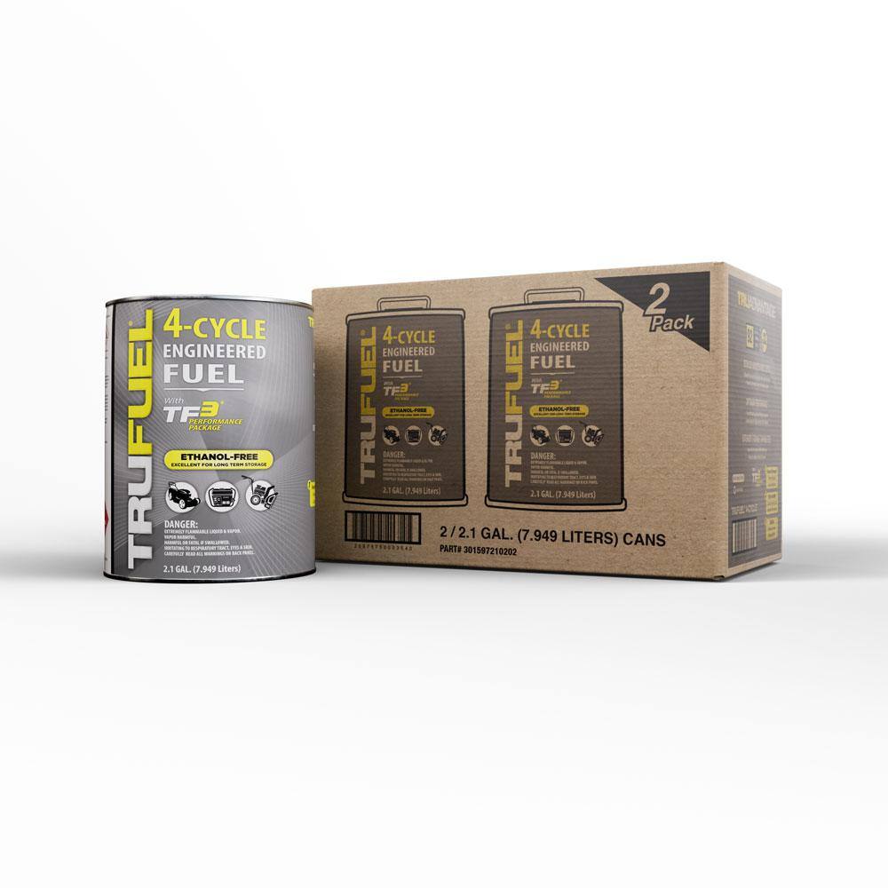 TruFuel 4-Cycle Ethanol-Free Fuel 2.1 Gal. (2-Pack) 301597210202