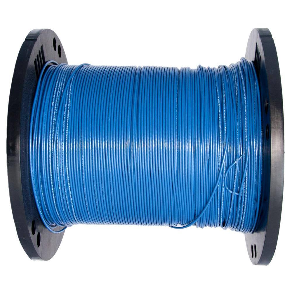 Southwire 2500 ft. 12 Blue Stranded CU THHN Wire 22967406