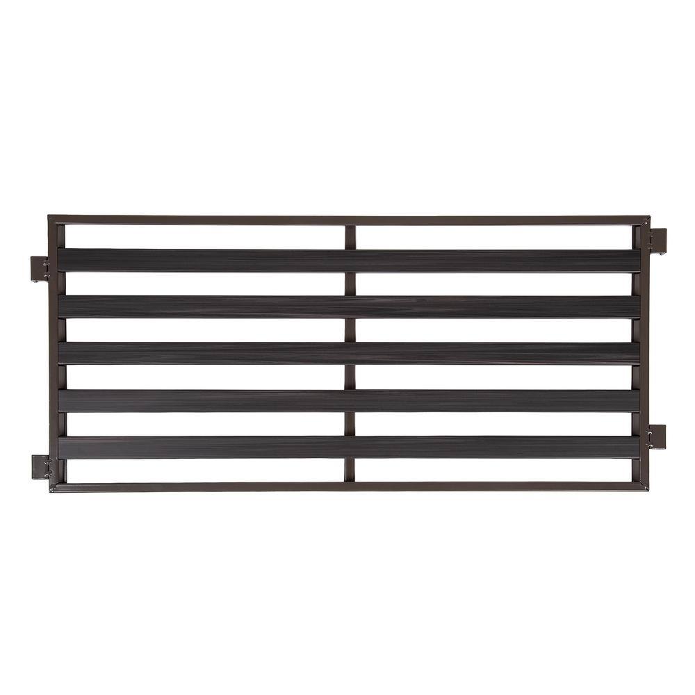 Seville Classics 18.5 in. H 9-Pair 3-Tier Espresso Resin Slat Iron Frame Stackable 2-Pack Shoe Rack WEB146