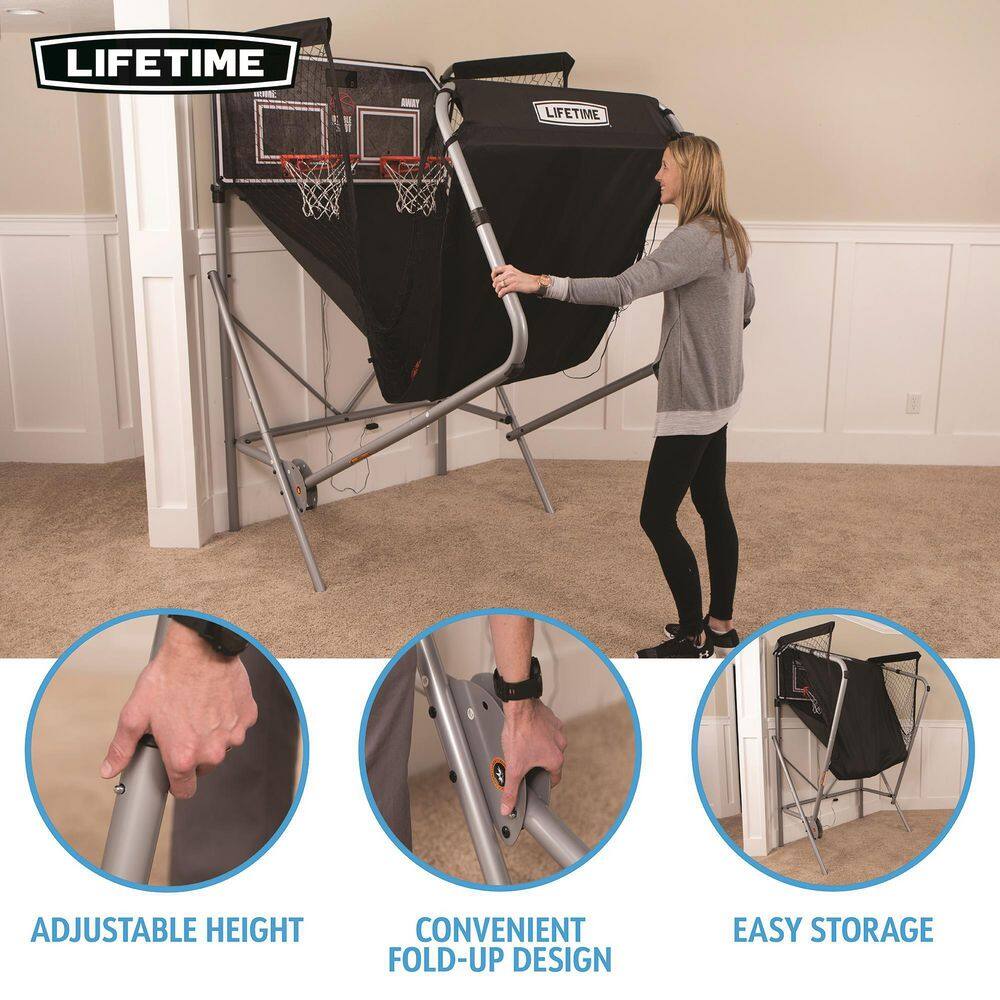 Lifetime Double Shot Basketball Arcade System 90648