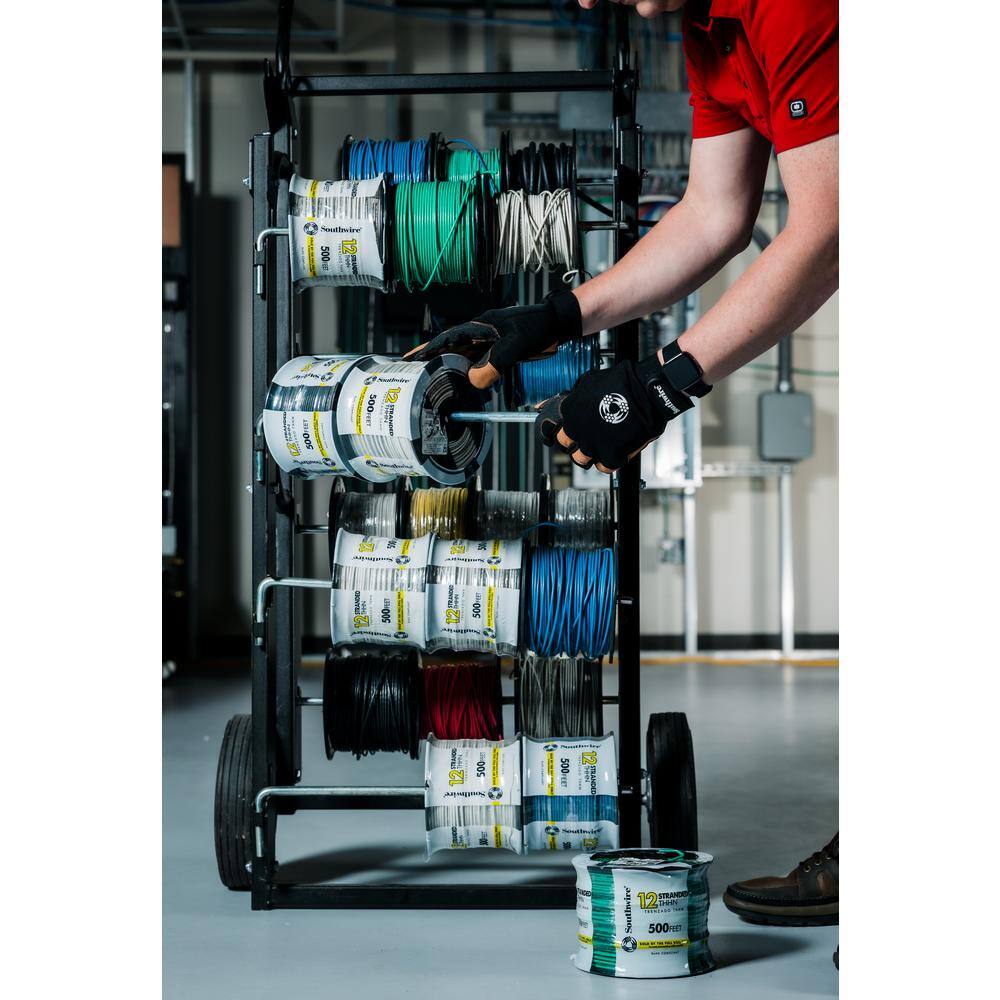 Southwire 2500 ft. 14 Gray Stranded CU THHN Wire 22963306