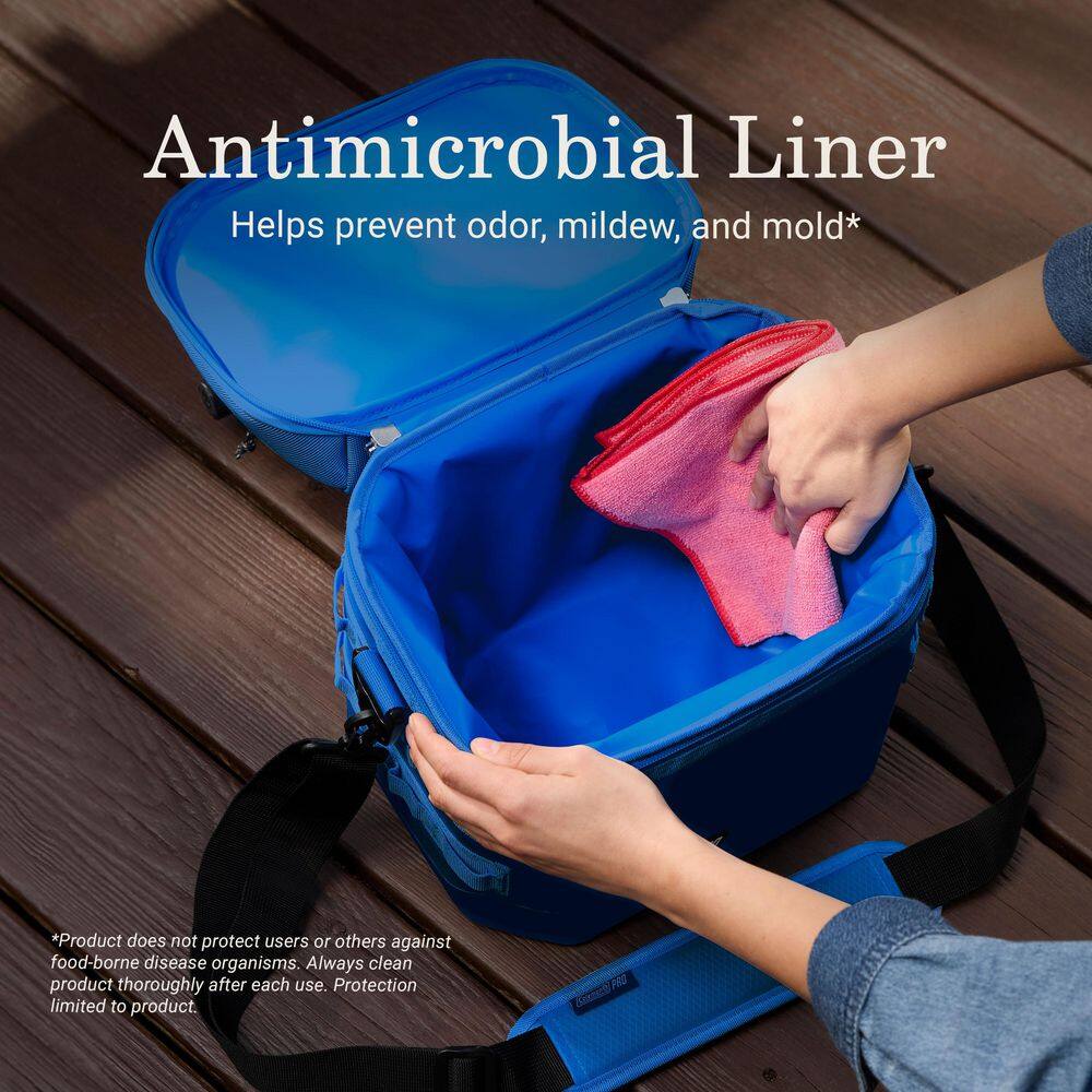 Coleman Pro 10.6 qt. (16-Can) Soft Cooler in Neptune 2213879