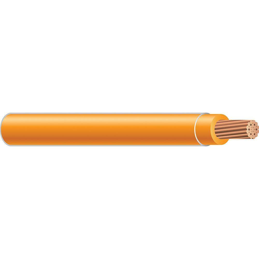 Southwire 2,500 ft. 10 Orange Stranded CU THHN Wire 22979906
