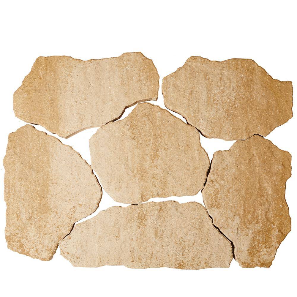 Pavestone SandStone 25 in. x 14 in. x 2 in. Cafe Concrete Step Stone (72-Pieces/127 sq. ft. /Pallet) 70469
