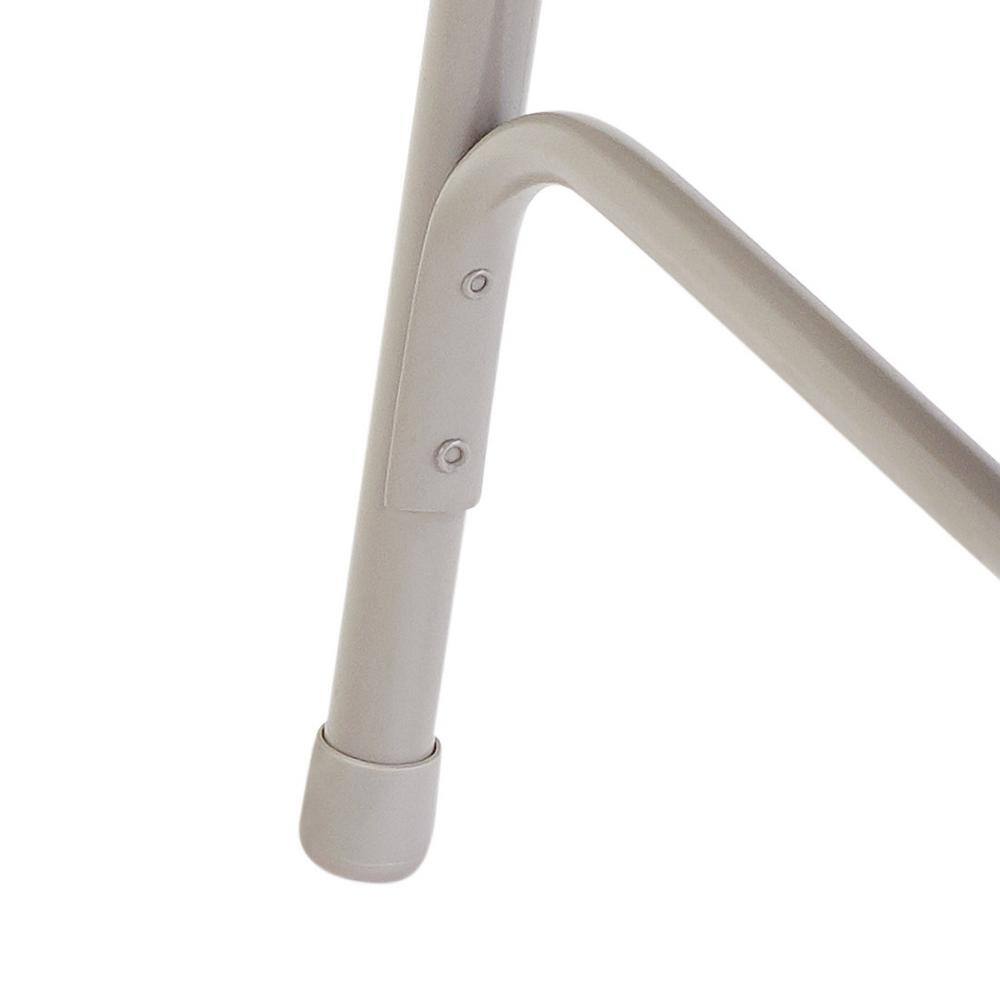 National Public Seating Burgundy Fabric Padded Seat Stackable Folding Chair (Set of 4) 2308