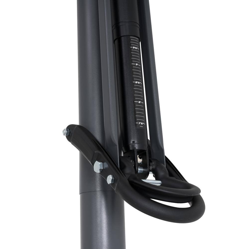 Lifetime 54 in. Polycarbonate Adjustable In-Ground Basketball Hoop 90962