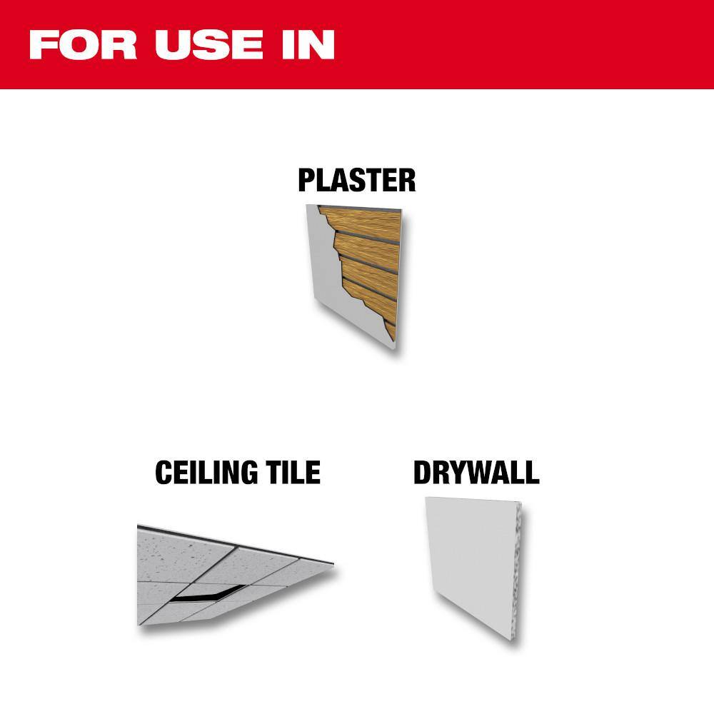 Milwaukee 200 ft. x 17 in. Polyester Fish Tape with Flexible Metal Leader and Rasping Jab Saw 48-22-4197-48-22-0104