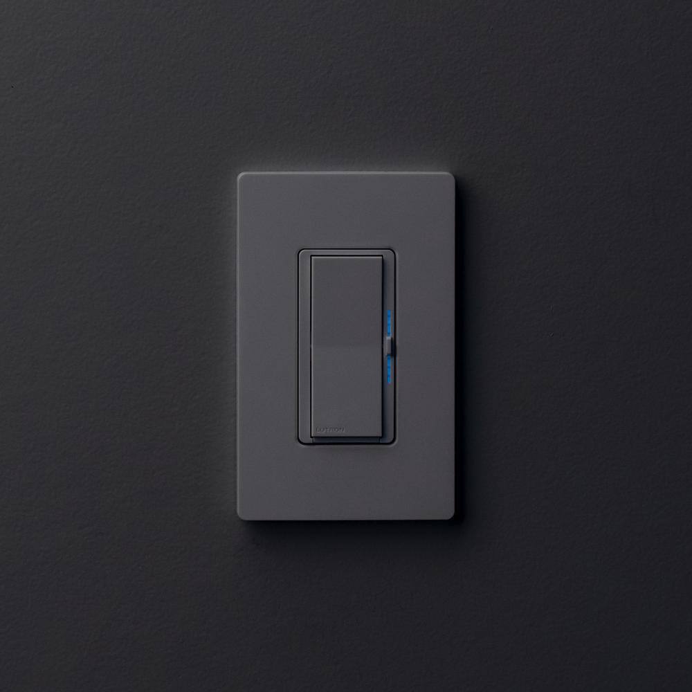 Lutron Diva Smart Dimmer Switch for Caseta Smart Lighting, 150-Watt LED, Gray (DVRF-6L-GR) DVRF-6L-GR