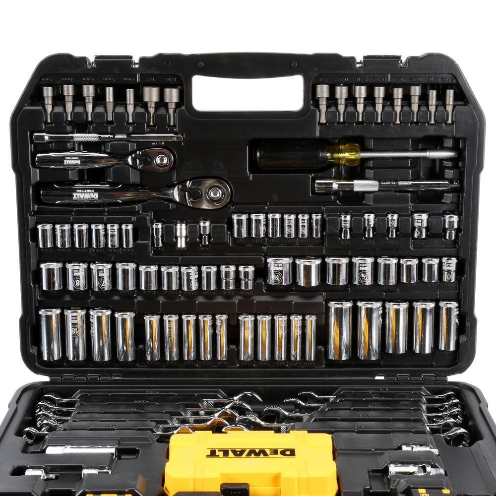 DEWALT ATOMIC 20V MAX Lithium-Ion Cordless Combo Kit 2-Tool and Mechanics Tool Set 142-Pc w/ (2) 2Ah Batteries, Charger and Bag DCK225D2WT73802
