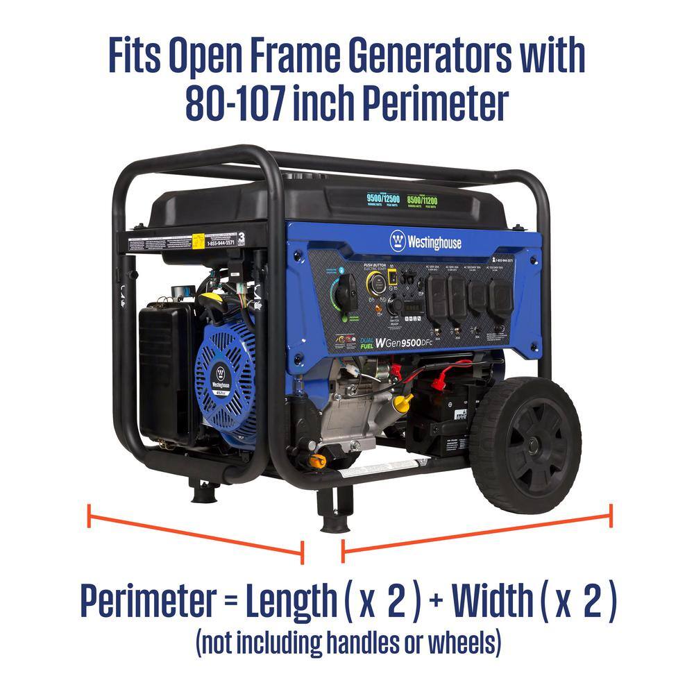 Westinghouse Large Universal Open Generator Tent Cover WGENTENT