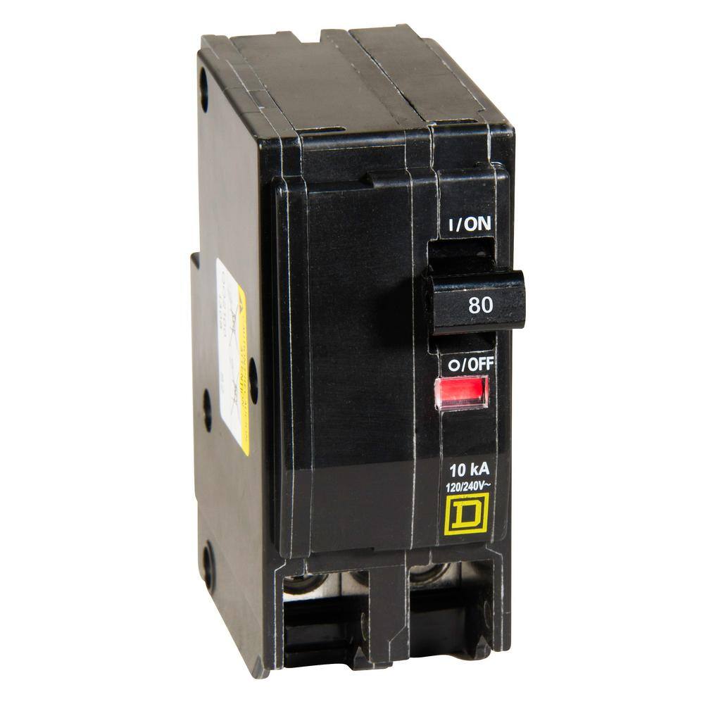Square D QO 80 Amp 2-Pole Circuit Breaker QO280CP