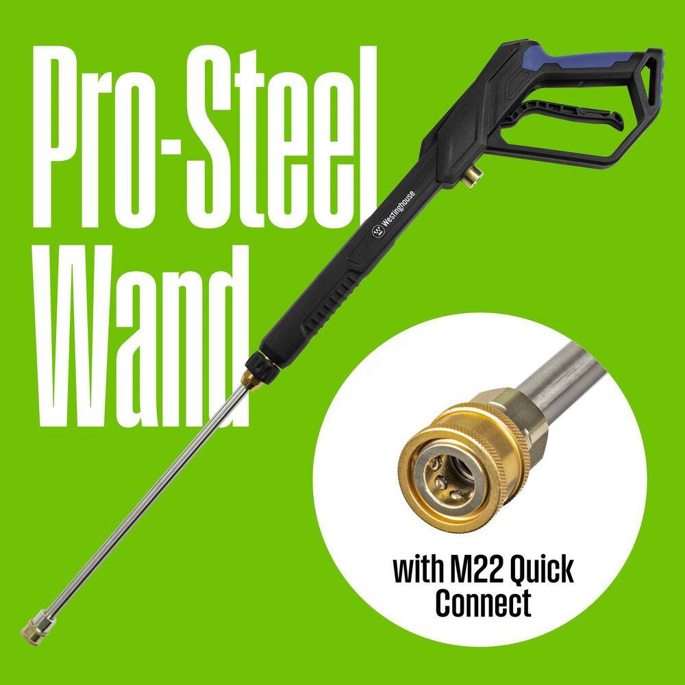 Westinghouse 3200 PSI 1.76 GPM 13 Amp Cold Water Electric Powered Pressure Washer with Turbo Nozzle and 5 Quick Connect Tips WPX3200e