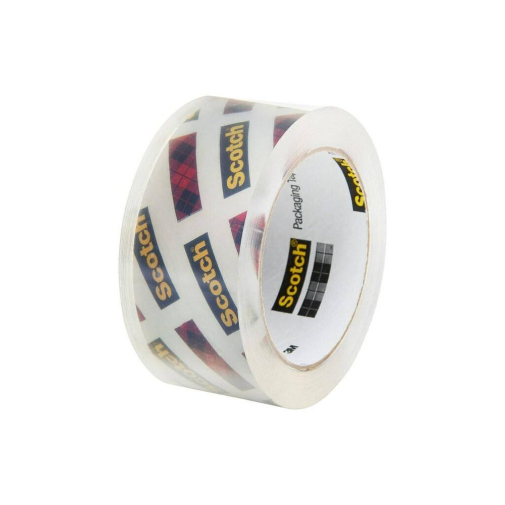 Scotch Box Lock 1.88 in. x 163.8 ft. Shipping Packaging Tape (Case of 6, 3 Rolls/Pack) 3950-3