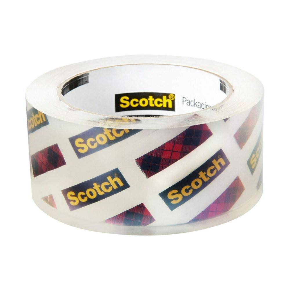 Scotch Box Lock 1.88 in. x 163.8 ft. Shipping Packaging Tape (Case of 6, 3 Rolls/Pack) 3950-3