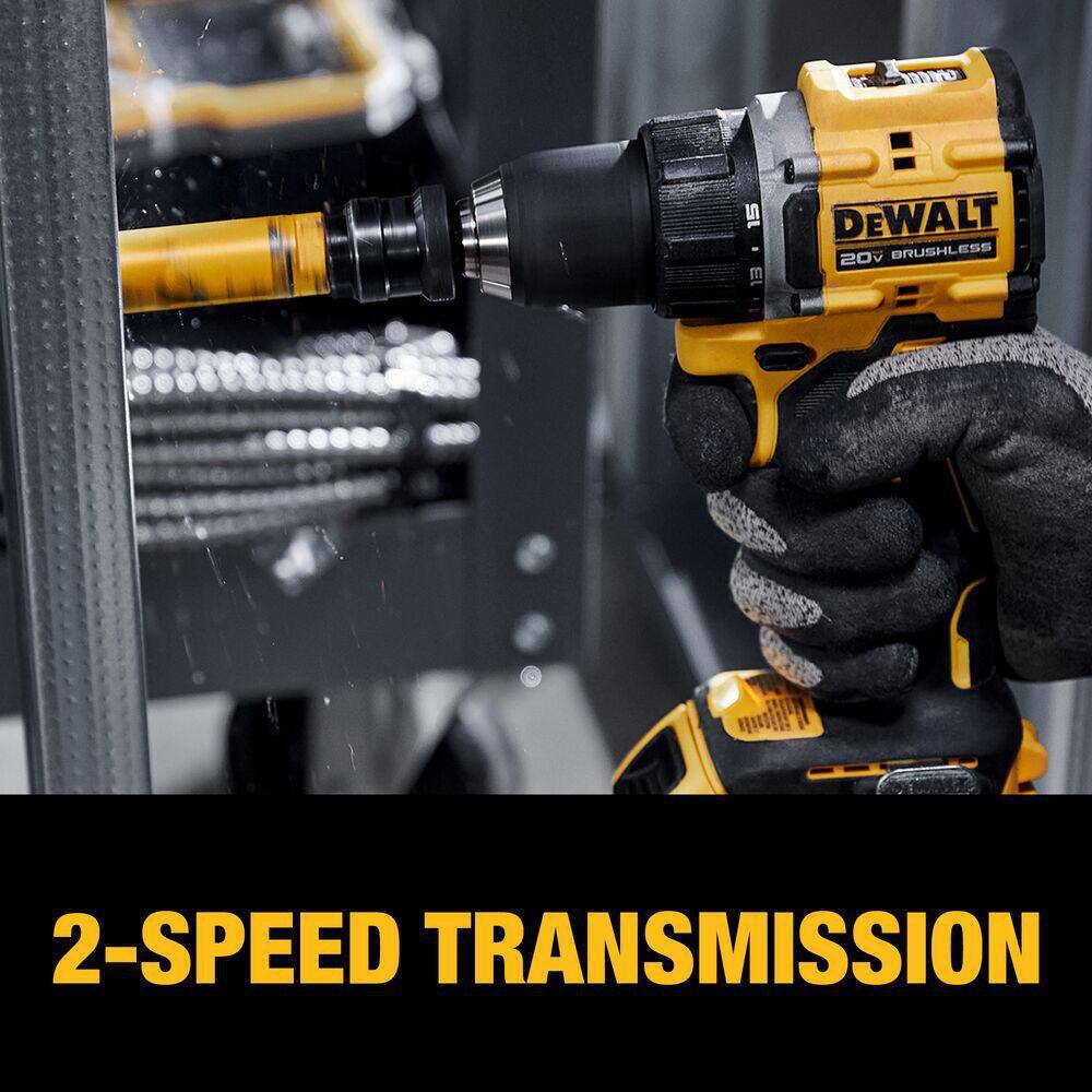 DEWALT ATOMIC 20V Lithium-Ion Cordless Compact 1/2 in. Drill/Driver Kit and Bluetooth Speaker with 2Ah Battery, Charger and Bag DCD794D1WDCR008