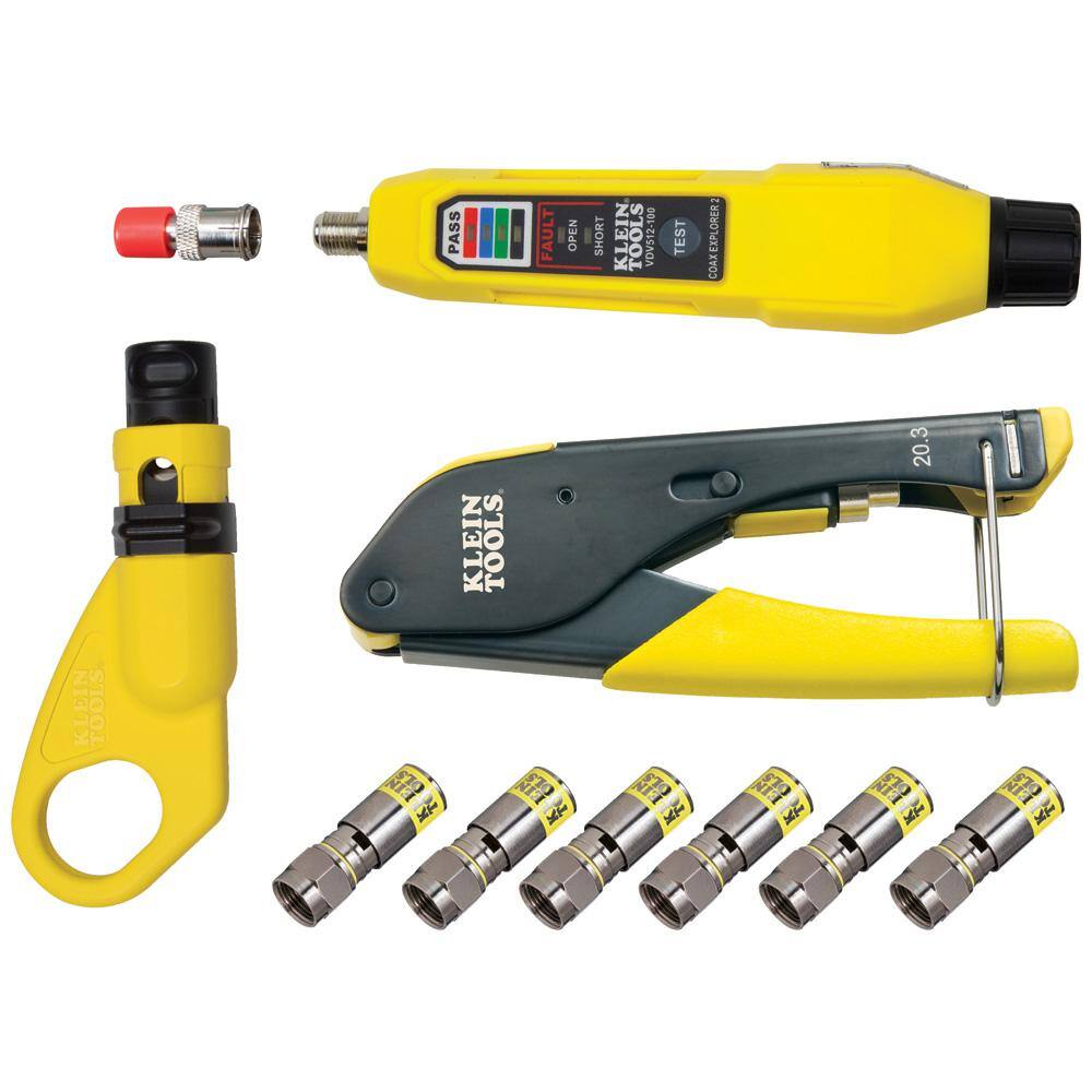 Klein Tools Coax Cable Installation & Test Tool Set VDV002818