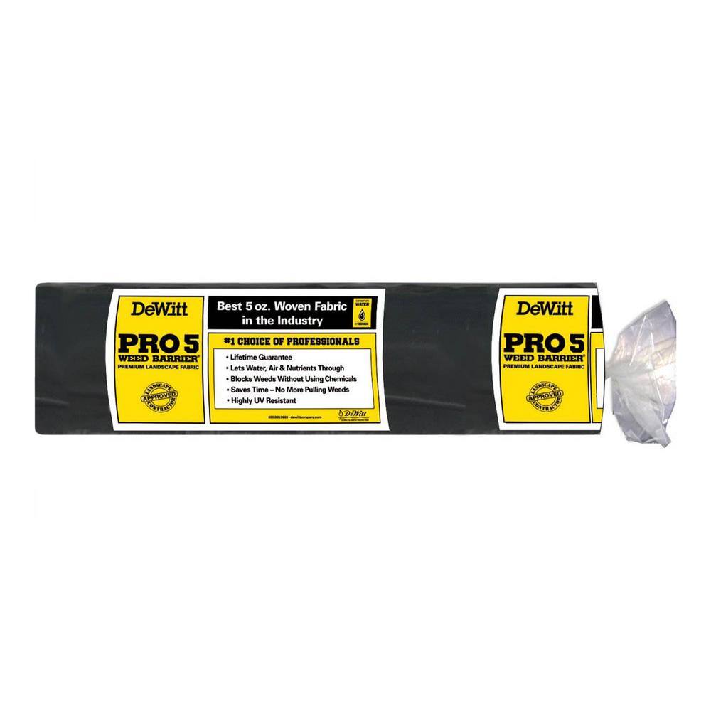 DeWitt P3 3 ft. x 250 ft. 5 oz. Pro 5 Commercial Landscape Weed Barrier Fabric (2-Pack) 2 x DWT-P3