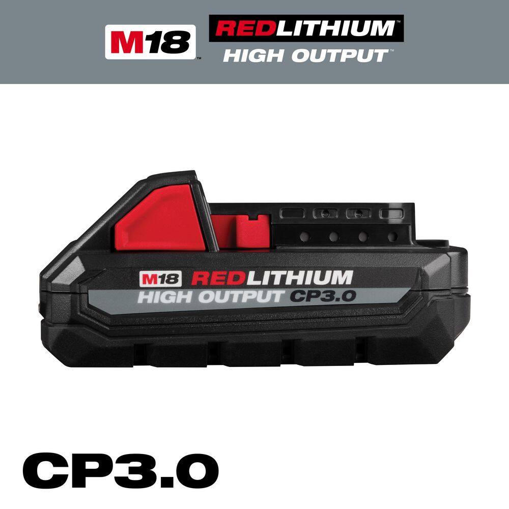 Milwaukee M18 18-Volt Lithium-Ion HIGH OUTPUT CP 3.0 Ah Battery Pack 48-11-1835