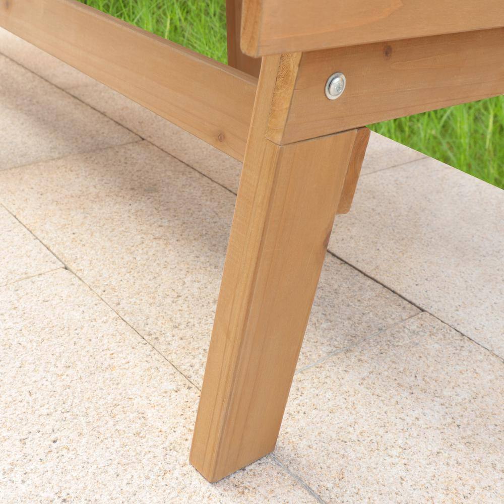 VEIKOUS 71 in. W x 31 in. D x 29 in. H Oversized Wooden Raised Garden Bed with Liner, Natural PG0102-08NW-1