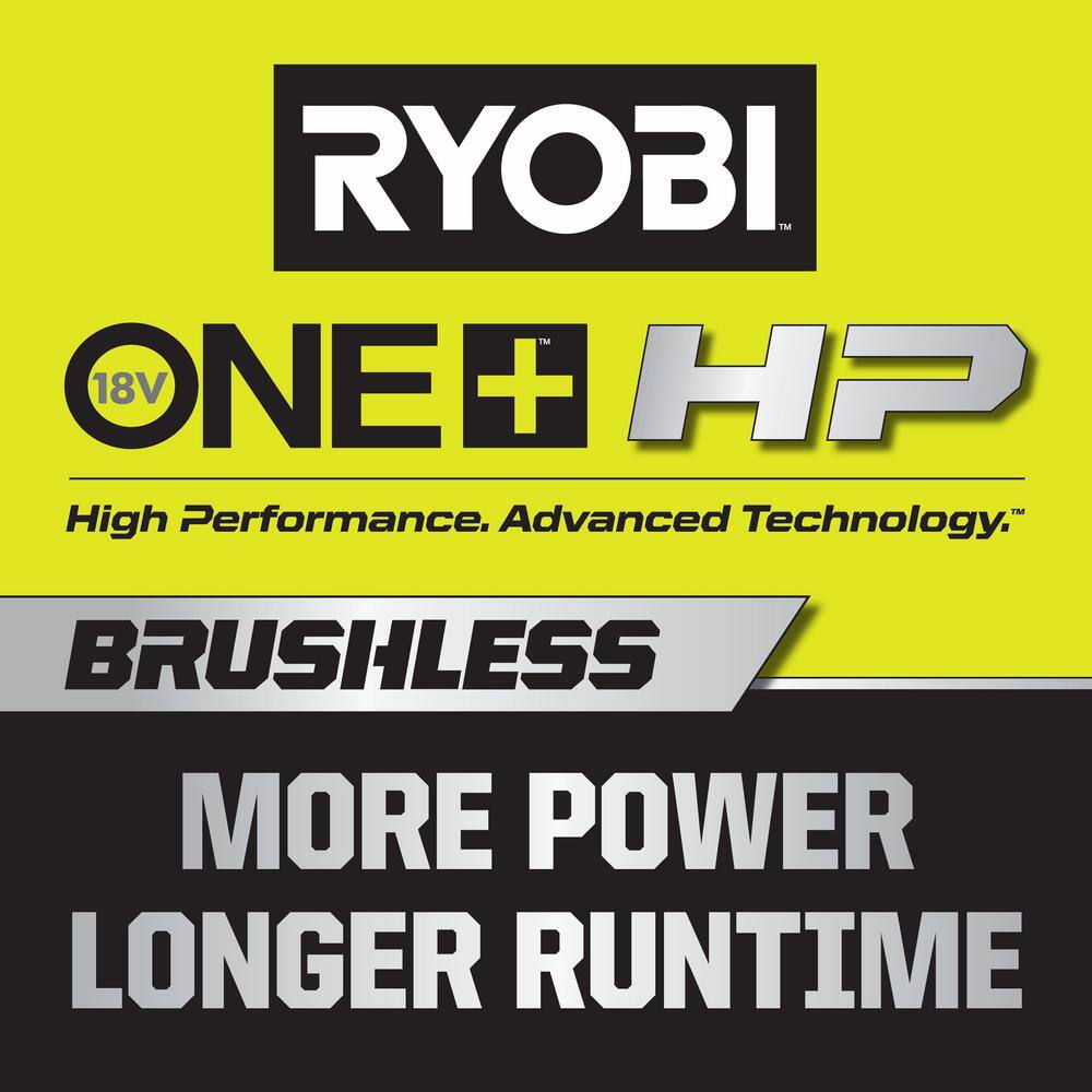 RYOBI ONE+ HP 18V Brushless Cordless Pruner & ONE+ HP 18V Brushless 22 in. Battery Hedge Trimmer with 2.0 Ah Battery & Charger P2550-P2608BTL