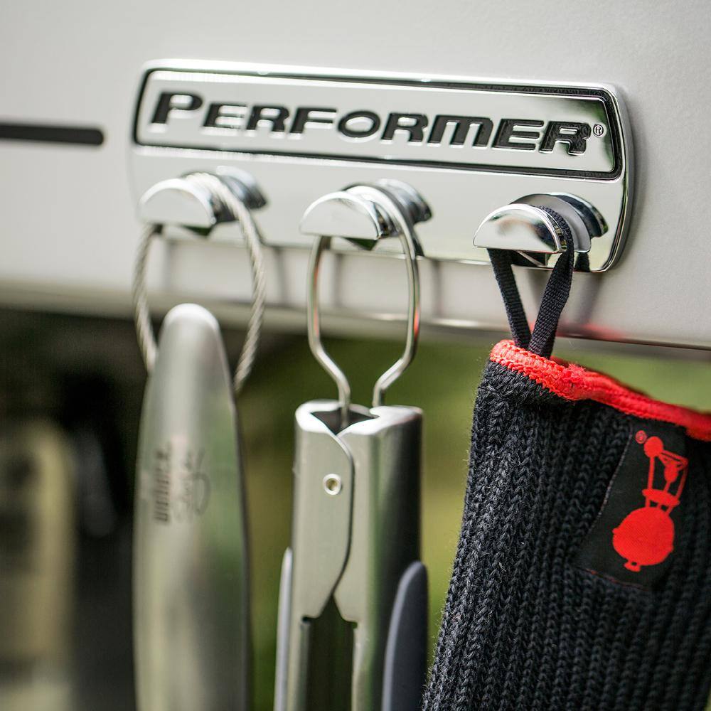 Weber Performer Deluxe 22 in. Charcoal Grill in Black with Touch-N-Go Gas Ignition 15501001