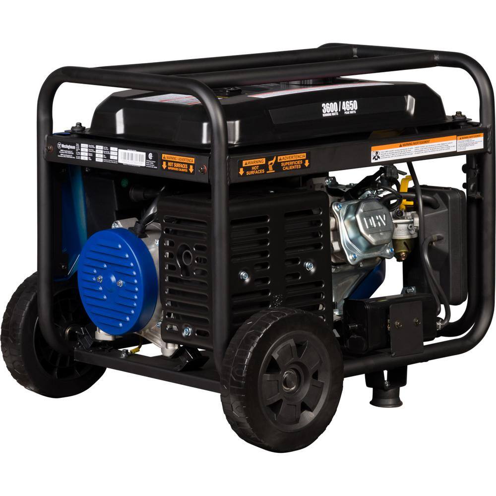 Westinghouse 4,650/3,600-Watt Gas Powered Portable Generator with Recoil Start WGen3600c