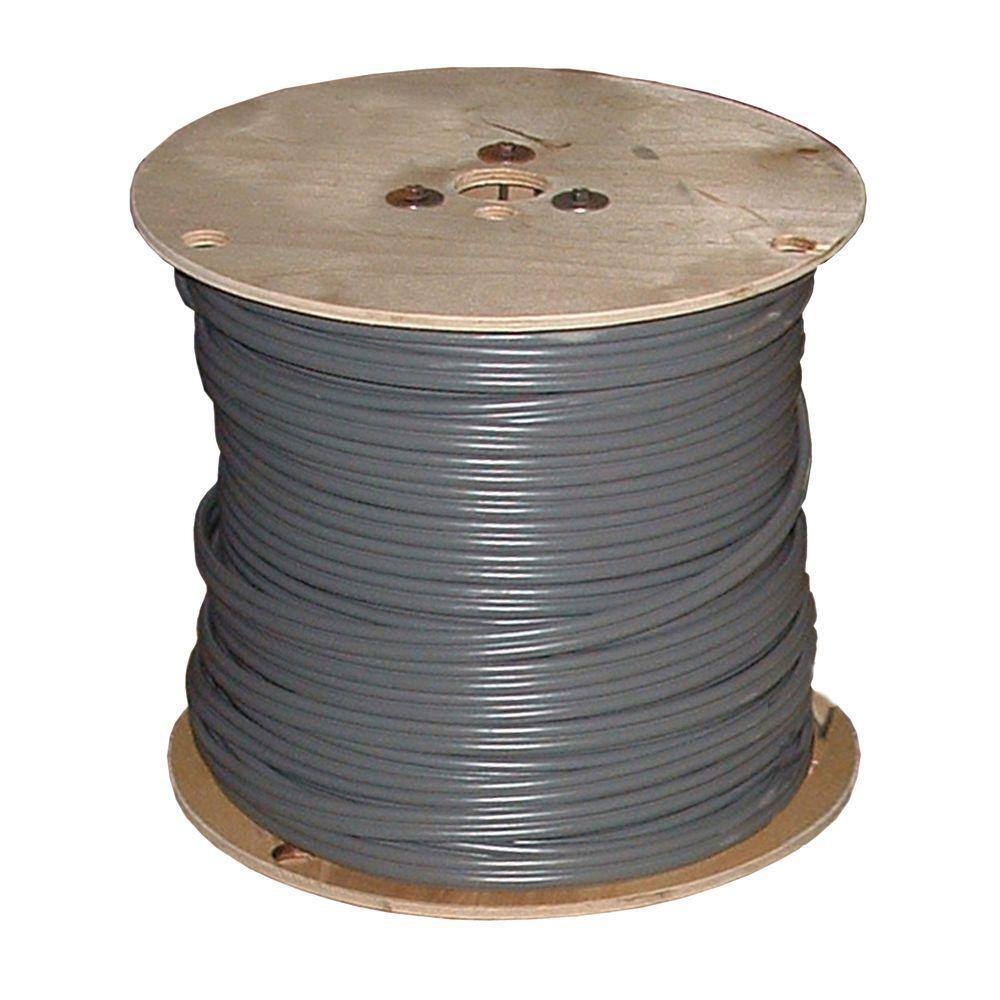 Southwire 1,000 ft. 12/2 Gray Solid CU UF-B W/G Wire 13055901