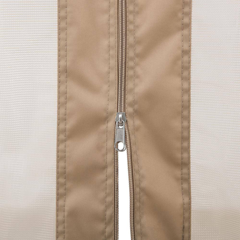 Sunjoy 11 ft. x 13 ft. Black 2-Tier Aluminum Frame and Steel Hardtop Gazebo with Metal Ceiling Hook and Netting for Backyard A102006902