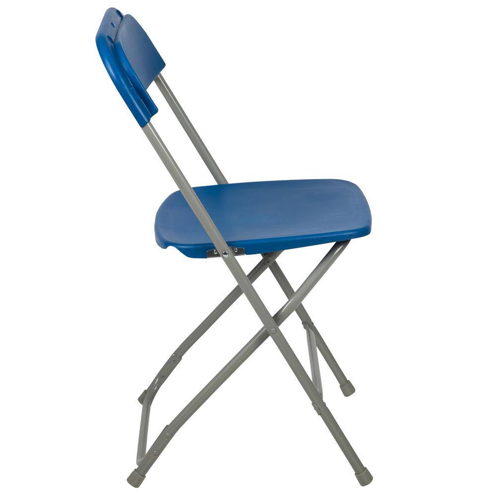 Carnegy Avenue Blue Metal Folding Chairs CGA-LE-181083-BL-HD