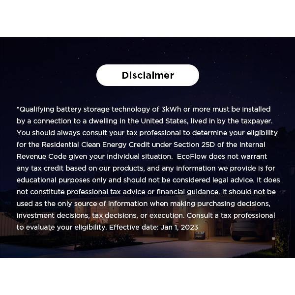 EcoFlow Battery Solar Generator DELTA Pro 3600Wh Solar, 3600W Output, LFP Power Station, Home Backup, Camping, Push-Button Start DELTAPro-US