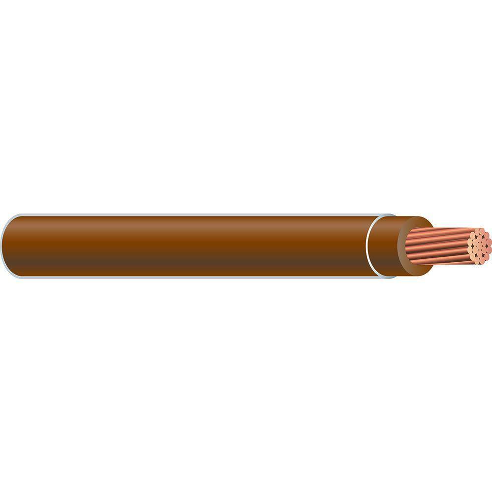 Southwire 2,500 ft. 10 Brown Stranded CU THHN Wire 22980706