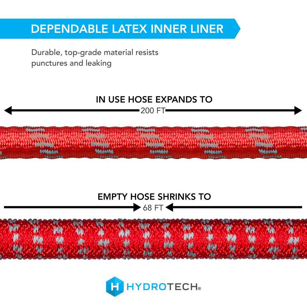 Hydrotech ProSeries Expandable 3/4 in. Diameter x 200 ft. Garden Water Hose 5595C3