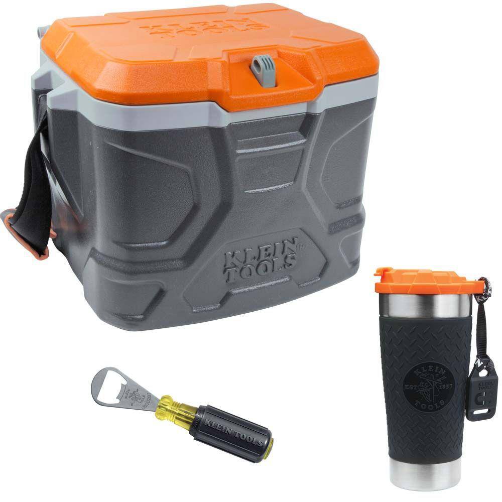 Klein Tools Insulated Jobsite Cooler Kit, 3-Piece 80068
