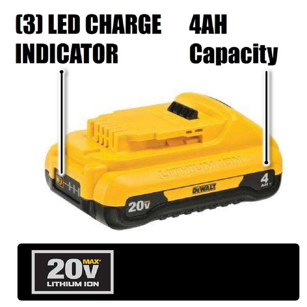DEWALT 20V MAX XR Cordless Brushless Compact Router with 6.0 Ah and 4.0 Ah Starter Kit DCW600BWCB2460C