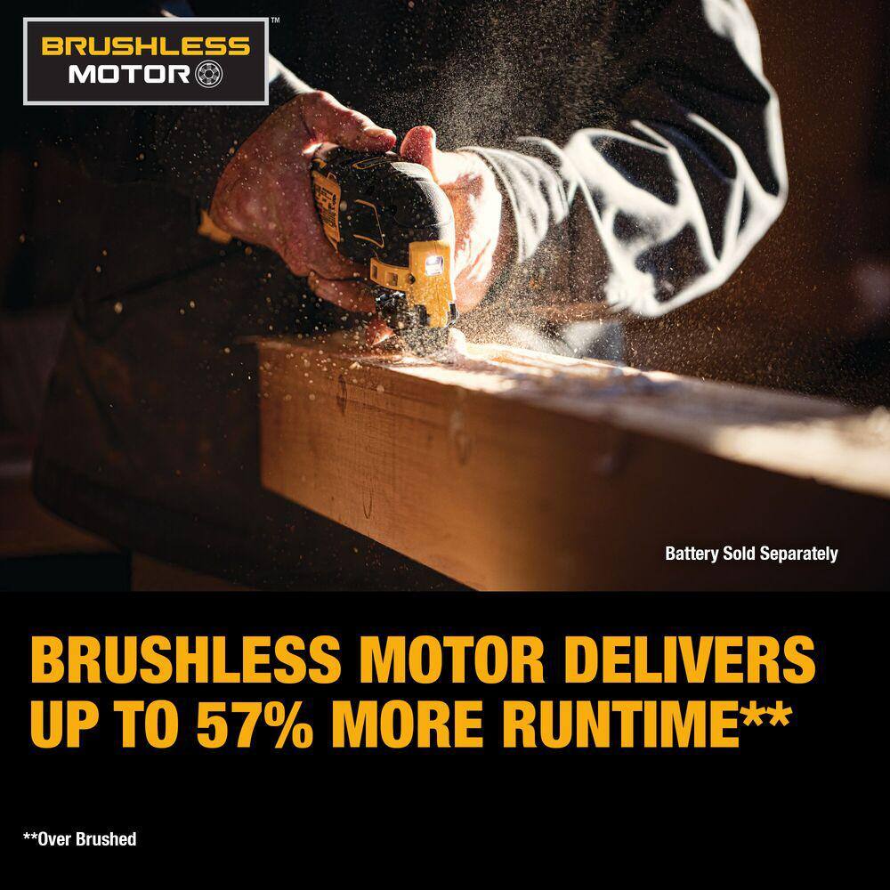 DEWALT ATOMIC 20V MAX Cordless Brushless Oscillating Multi Tool (Tool Only) DCS354B