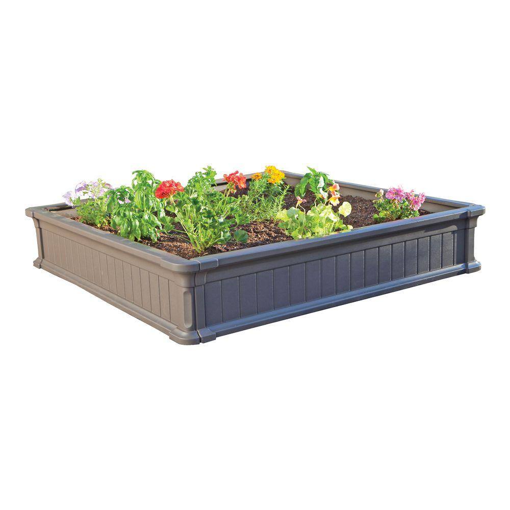 Lifetime 4 ft. x 4 ft. Raised Garden Bed (3-Pack) 60069
