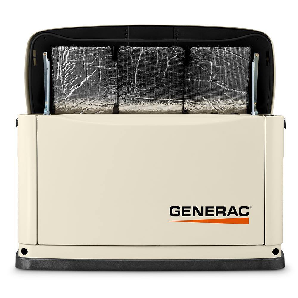 Generac Guardian 20,000-Watt (LP) / 18,000-Watt (NG) Air-Cooled Whole House Generator with Wi-Fi and 200-Amp Transfer Switch 7039