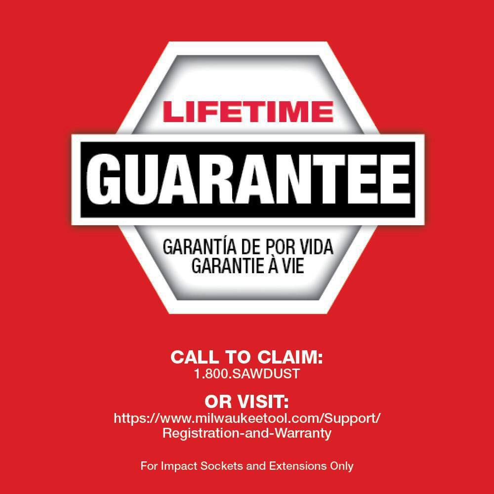 Milwaukee SHOCKWAVE 3/8 in. Drive SAE and Metric 6 Point Impact Socket Set (43-Piece) 49-66-7009