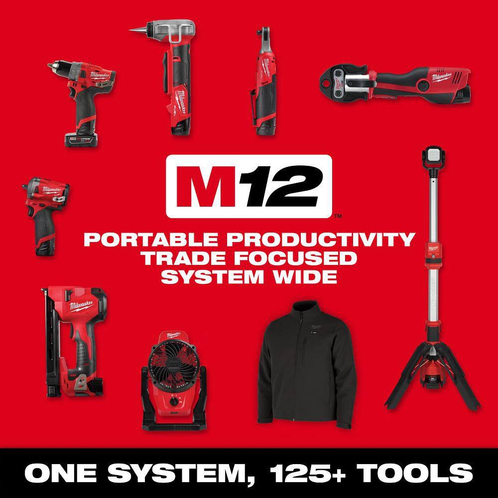 Milwaukee M12 12V Brushless Cordless Battery Powered Pruner Shears Kit with (3) Batteries & Charger 2534-21-48-11-2412