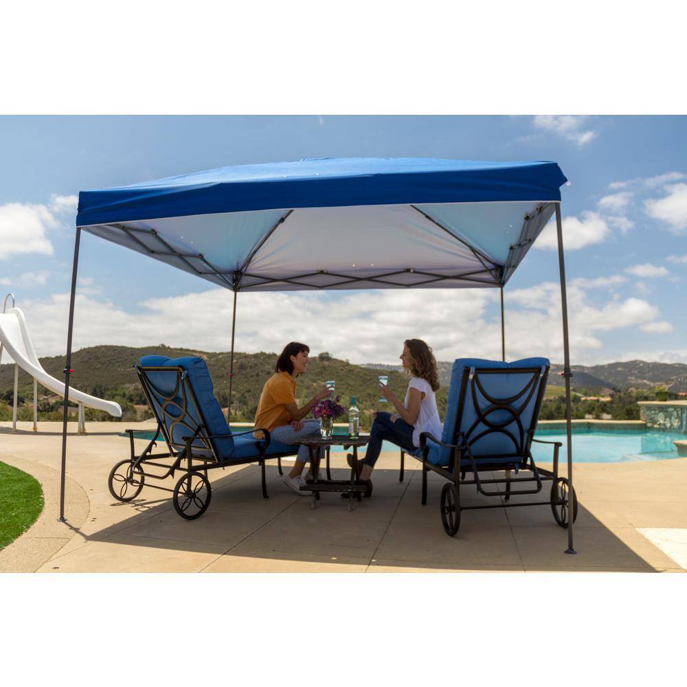 Everbilt 10 ft. x 10 ft. Blue Instant Canopy Pop Up Tent NS CLIA 100-B