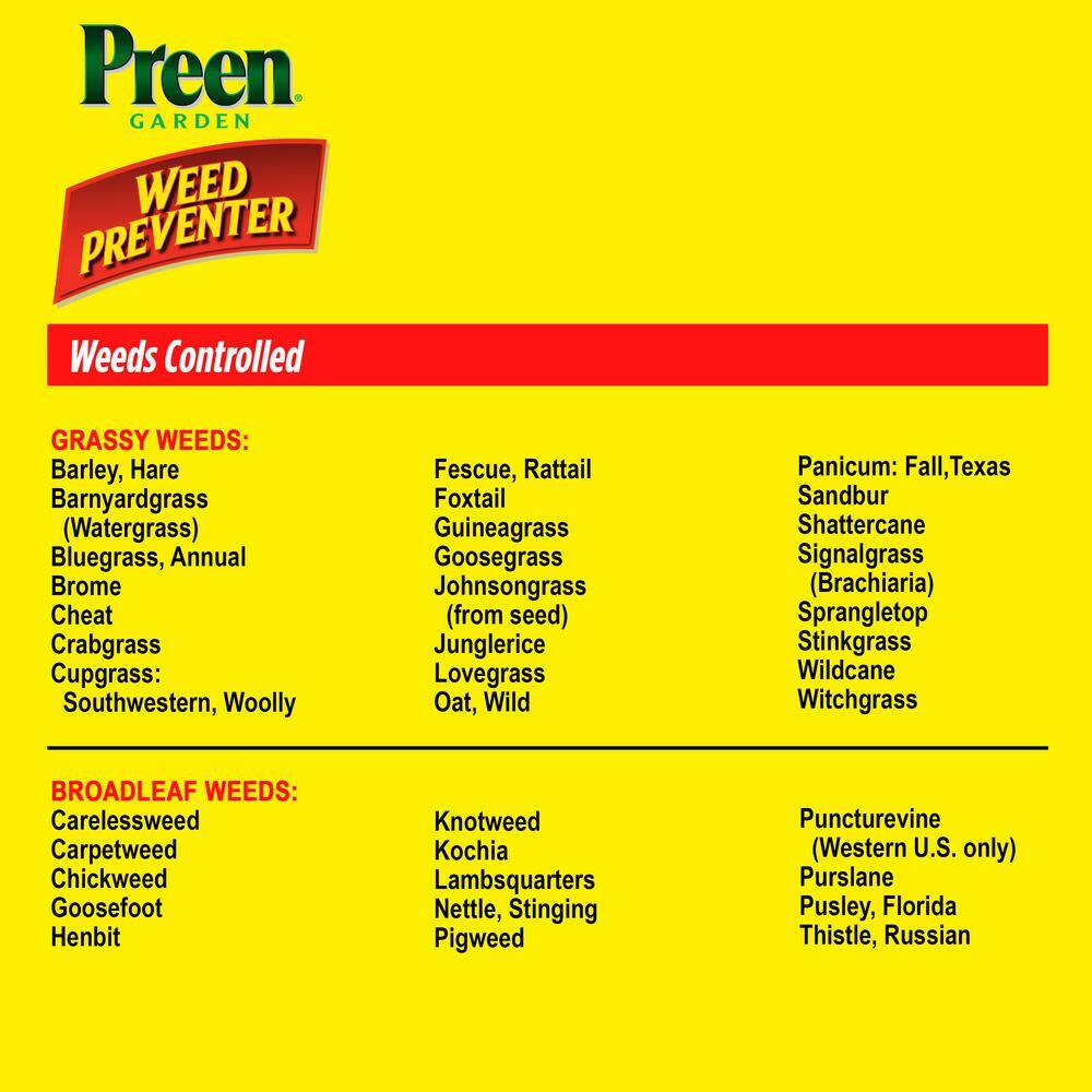 Preen 31.3 lbs. Garden Weed Preventer 2464066